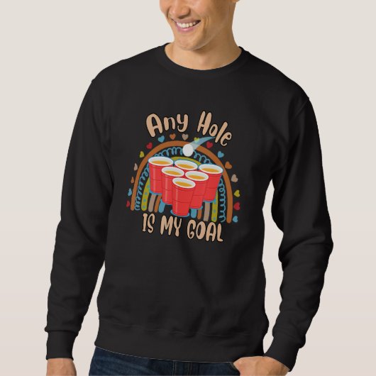 Elke Hole is mijn Goal Quote Sarcastic Trui (Voorkant)