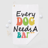 Elke hond heeft een Baby nodig Golfhanddoek (Insitu)