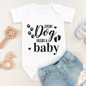 Elke hond heeft een Baby Zwangerschapverklaring no Romper
