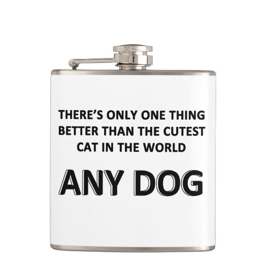 Elke hond heupfles (Voorkant)