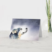 Elke hond sympathieverlies Memorial Kaart (Voorkant)