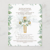 ELKE Huwelijksjubileum Uitnodiging Rustiek Hout (Voorkant)