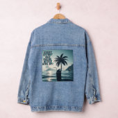 Elke inspanning doet ertoe, geef nooit op denim jacket (Hangar)