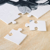 Elke jongen houdt van een Amerikaanse Fat Blue-mot Legpuzzel (Zijkant)