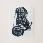 Elke jongen houdt van een Amerikaanse Fat Blue-mot Legpuzzel (Verticaal)