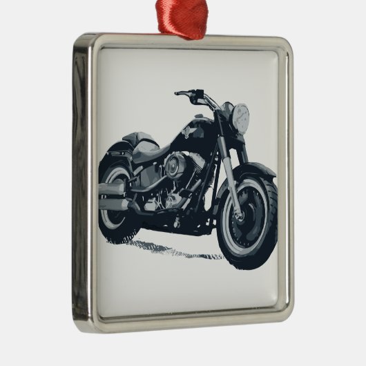 Elke jongen houdt van een Amerikaanse Fat Blue-mot Metalen Ornament (Rechts)