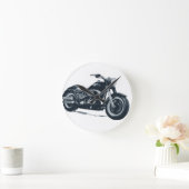 Elke jongen houdt van een Amerikaanse Fat Blue-mot Ronde Klok (Huis)