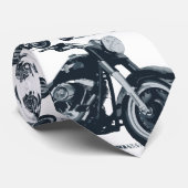 Elke jongen houdt van een Amerikaanse Fat Blue-mot Stropdas (Opgerold)