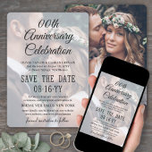 ELKE Jubileum 2 Foto Elegant Schrift Overlay Save The Date