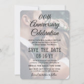ELKE Jubileum 2 Foto Elegant Script Overlay Save The Date (Voorkant)
