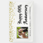 Elke Jubileum Gold Confetti Spandoek (Verticaal)