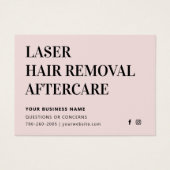 Elke Kaart voor het verwijderen van kleurenlaserha (Voorkant)