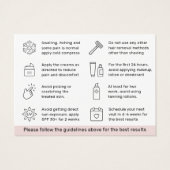 Elke Kaart voor het verwijderen van kleurenlaserha (Achterkant)