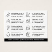 Elke Kaart voor kleurloos nazorgadvies (Achterkant)