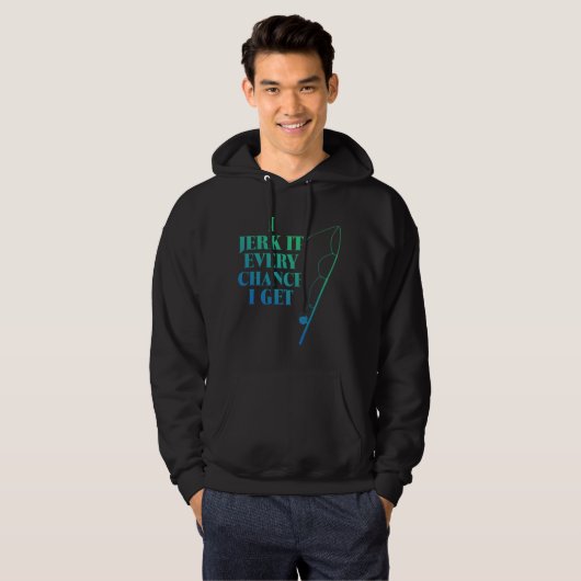 Elke kans dat ik grappig Gevist word Hoodie (Voorkant volledig)