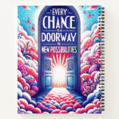 Elke kans is een deur naar kansen notitieboek (Achterkant)