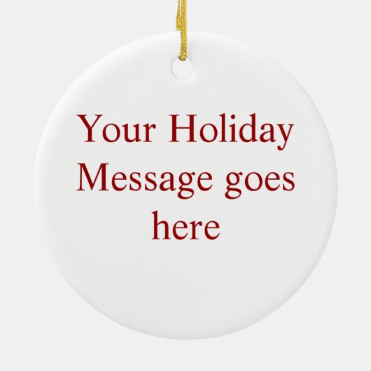 Elke kans om te dansen keramisch ornament (Achterkant)