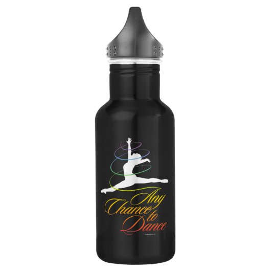 Elke kans om te dansen waterfles  (Links)