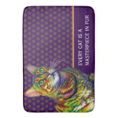 Elke kat is een meesterwerk in bont badmat (Voorkant Verticaal)