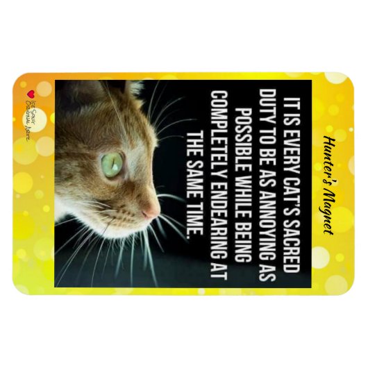 Elke katten plicht magneet (Horizontaal)