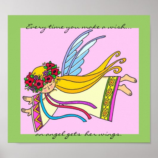 Elke keer als je een wens maakt poster (Voorkant)