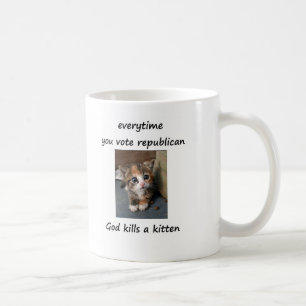 elke keer als je republikeins stemt koffiemok