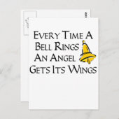 Elke keer belt een Klok Briefkaart (Voorkant / Achterkant)