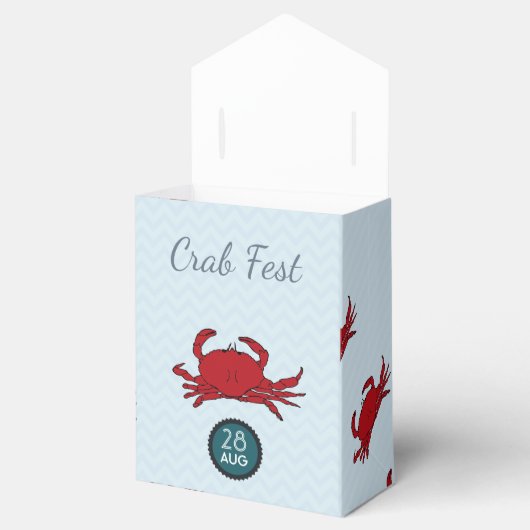 Elke keer dat Crab Fest je bedankt gast Bedankdoosjes (Geopend)