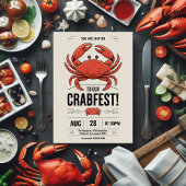 Elke keer dat Crab Fest Party wordt uitgenodigd Kaart