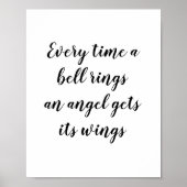 Elke keer dat een Bell Rings Angel zijn eigen ogen Poster (Voorkant)