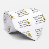 Elke keer dat een Bell Rings Stropdas (Opgerold)