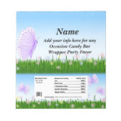 Elke keer dat er een Snoep met schuifbalken wordt Notitieblok (Voorkant)