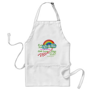 Elke keer dat je een regenboog ziet standaard schort