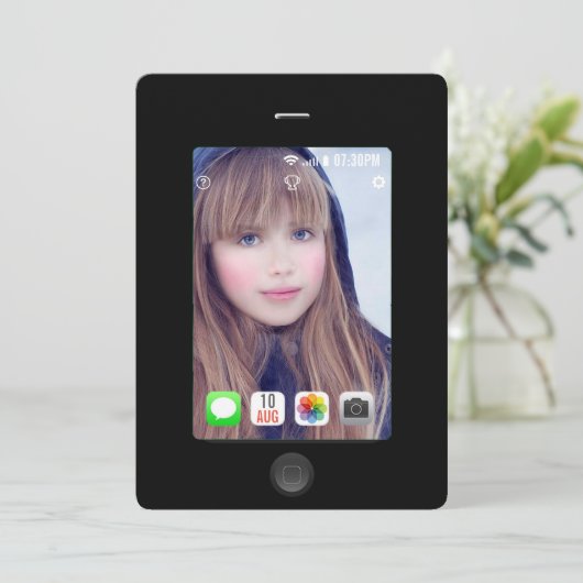 Elke keer dat Selfie Party een fotouitnodiging toe Kaart (Staand voorkant)