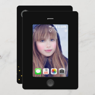 Elke keer dat Selfie Party een fotouitnodiging toe Kaart