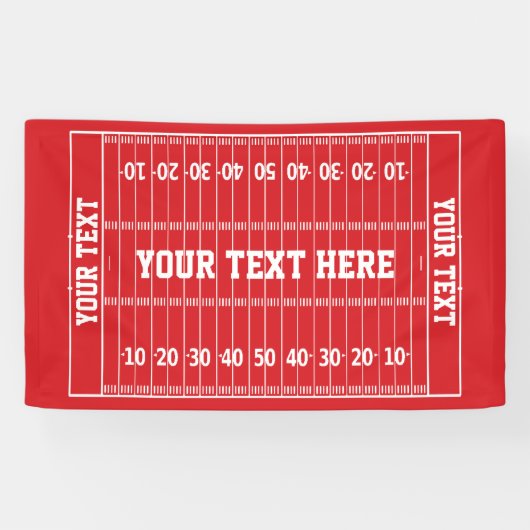 Elke keer dat u een Football krijgt in de kleur Gr Spandoek (Horizontaal)