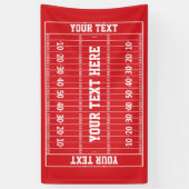 Elke keer dat u een Football krijgt in de kleur Gr Spandoek (Verticaal)