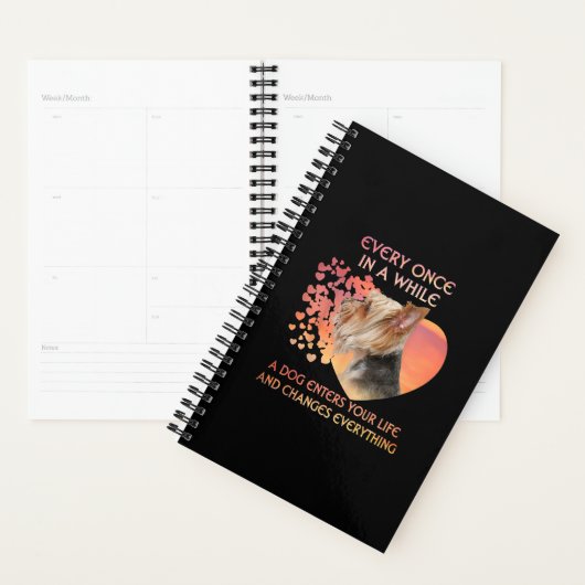 Elke keer een keer een hond in Yorkshire Lover Planner (Display)