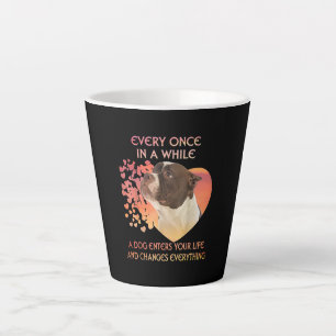 Elke keer in AWoile Dog begint je leven in Amerika Latte Mok