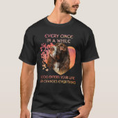 Elke keer in één keer een hond een Engelse Springe T-shirt (Voorkant)