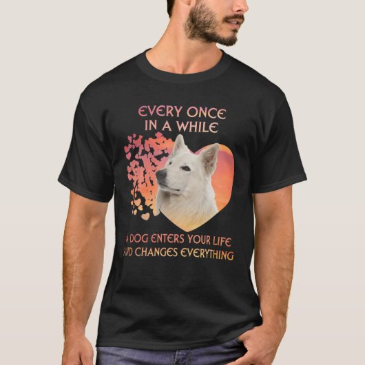Elke keer in één keer komt een berger blanc suisse t-shirt (Voorkant)