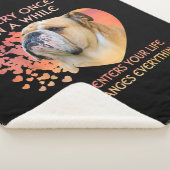 Elke keer in een oogopslag gaat je hond in het lev sherpa deken (3/4)