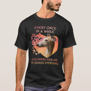 Elke keer in een tijd dat een greyhound je leven i t-shirt