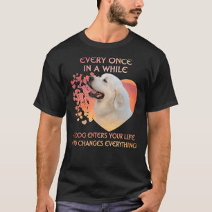 Elke keer in een tijd dat een hond je leven geweld t-shirt