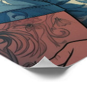 Elke keer is de tijd in de greep van Miami Poster (Hoek)