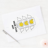 Elke keer_ ovale sticker (Envelop)