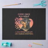 Elke keer tijdens het gebruik van Dog voert u uw L Tissuepapier (Craft)