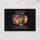 Elke keer tijdens het gebruik van Dog voert u uw L Visitekaartje (Voorkant)