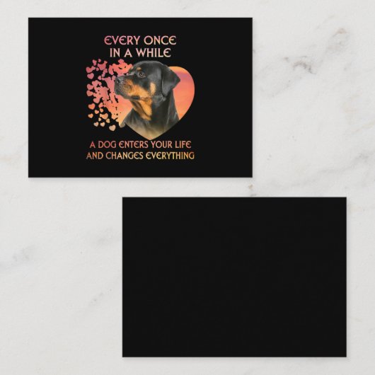 Elke keer tijdens het gebruik van Dog voert u uw L Visitekaartje (Voorkant / Achterkant)