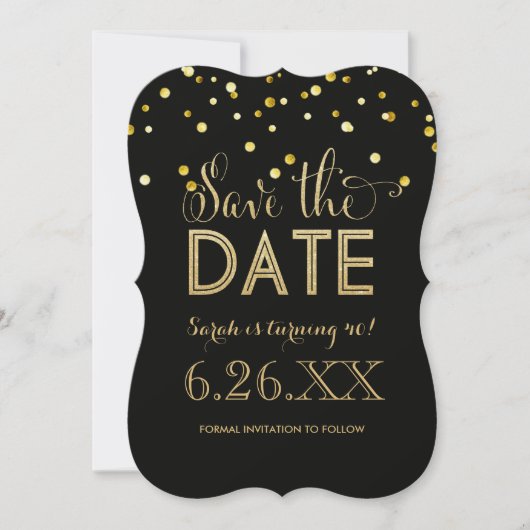 Elke keer waarop de datum wordt opgeslagen save the date (Voorkant)